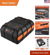 Car Rooftop Cargo Carrier Bag, 21 Cubic Feet 100 Waterproof Heavy Duty 840D ...