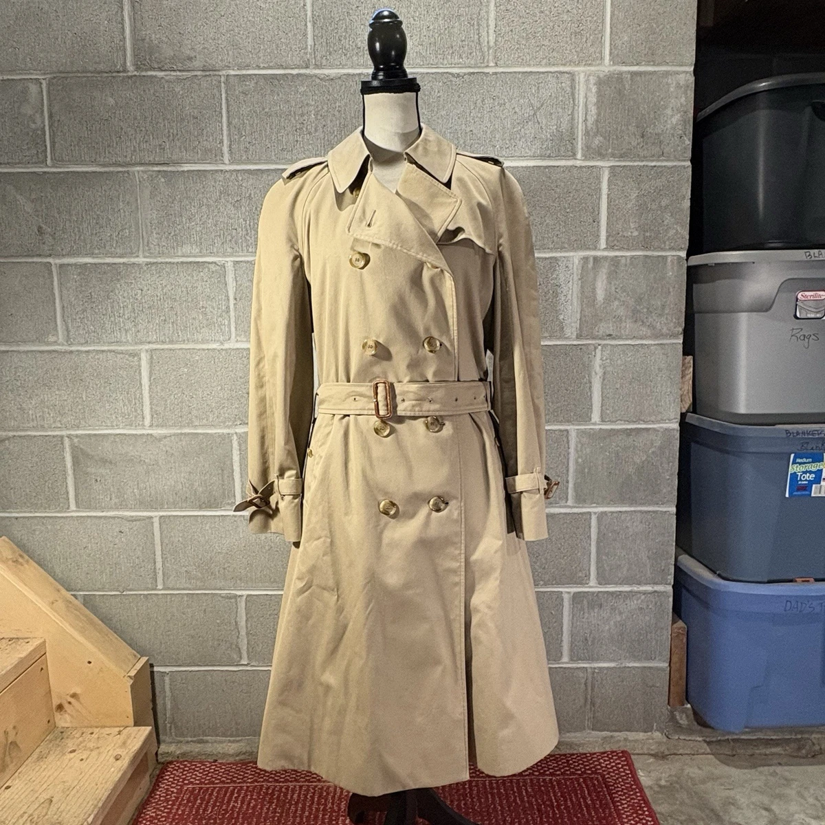 Vintage Burberry Trench Coat In Women's Coats & Jackets for sale