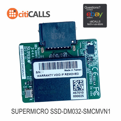 Supermicro SSD-DM032-SMCMVN1 SSD 32GB SATA SMC SATADOM 6GB s MLC