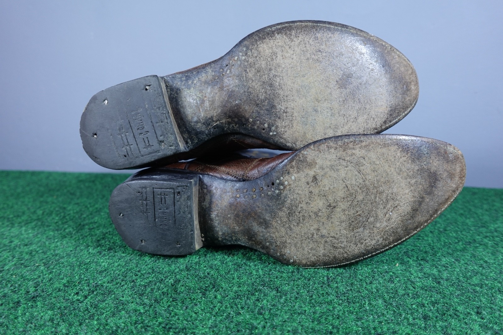 CORRAL Ostrich Patchwork Brown Western Cowboy Boo… - image 9