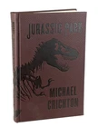 JURASSIC PARK by Michael Crichton Deluxe Dinosaur Skin Cover Edition NEW