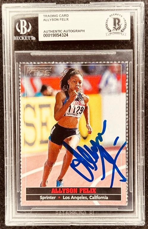 Olympic Games Allyson Felix Sports Trading Cards & Accessories for