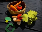 Playskool 2007 Stew 'n Simmer Veggie Plush Pretend Play Food Hasbro #Ps-1