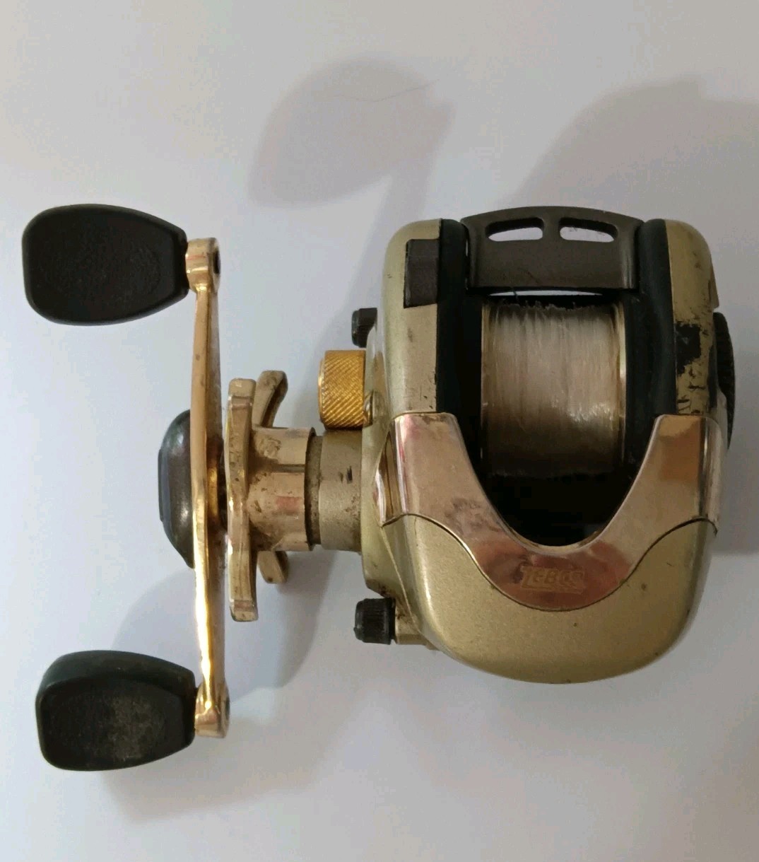 ZEBCO Gold  GBC 500 BAITCASTING Fishing Reel 5 Bearings Test