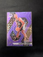 2024-25 Panini Mosaic #50 Harrison Barnes Purple Fluorescent Mosaic #/249