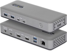 StarTech USB-C Dockingstation für zwei Monitore - Dual 4K 60Hz HDMI - 6 Ports - 10Gbps