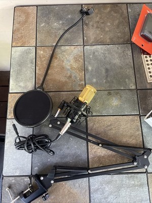 BM-800 Condenser Studio Microphone And Boom + Accessories