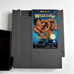 Tecmo World Wrestling (Nintendo NES, 1990 PAL A) Sports Tested & Working