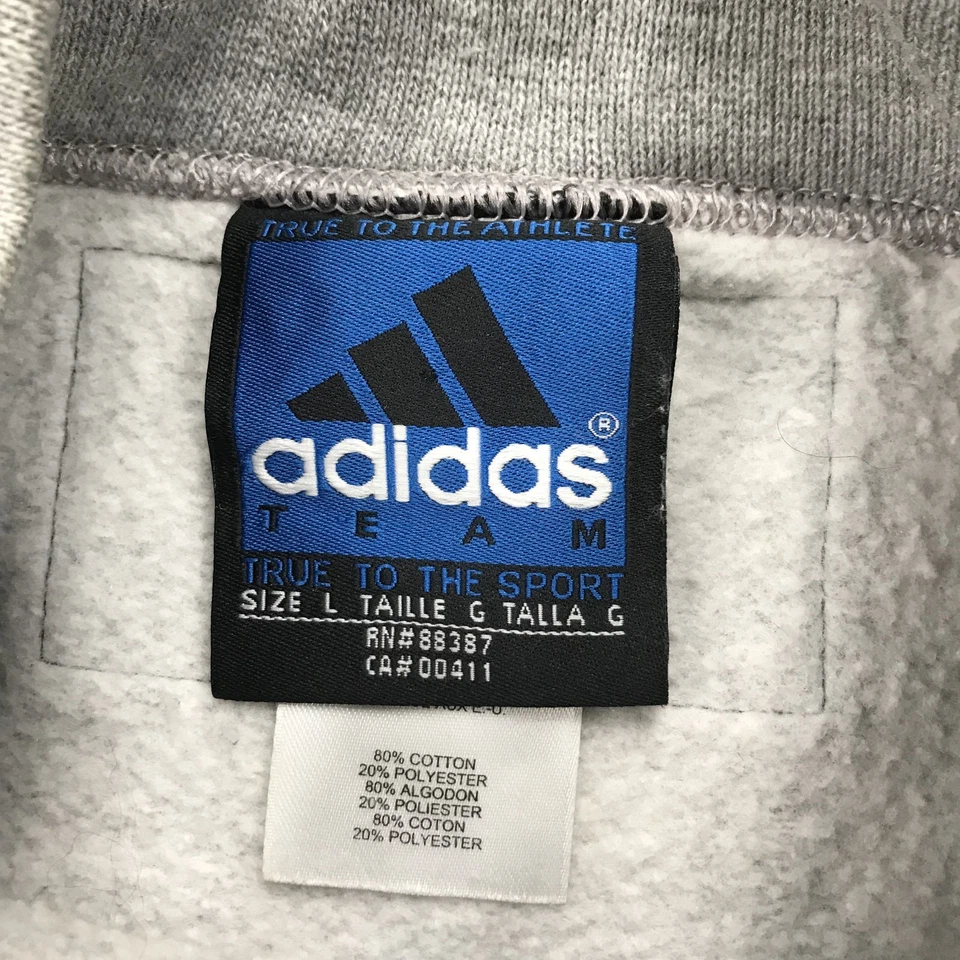 Sudadera DE COLECCIÓN Northwestern Wildcats Para Hombre Grande Adidas 1/4 Cremallera NCAA EE. UU. 90s Foto 4 de 4