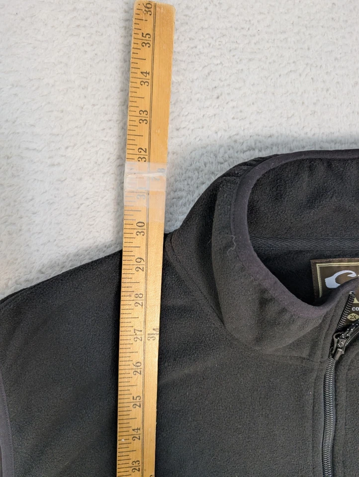 South Carolina Gamecocks Drake Vest Men’s 2X Black Fleece Magnattach Full Zip - Image 3 of 4