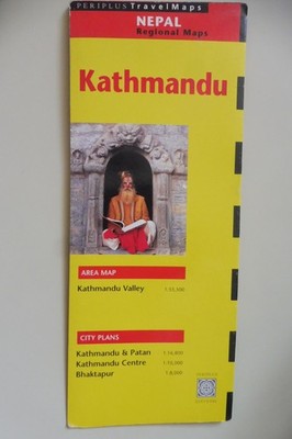 Straßen- und Touristenkarte Périplus Travel Maps Kathmandu Nepal Kathmandu