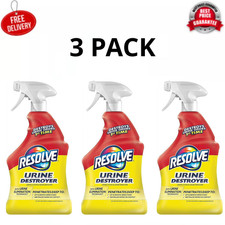 Resolve Urine Destroyer Pet Urine Stain  Odor Remover Spray 32 oz, 3 Pack