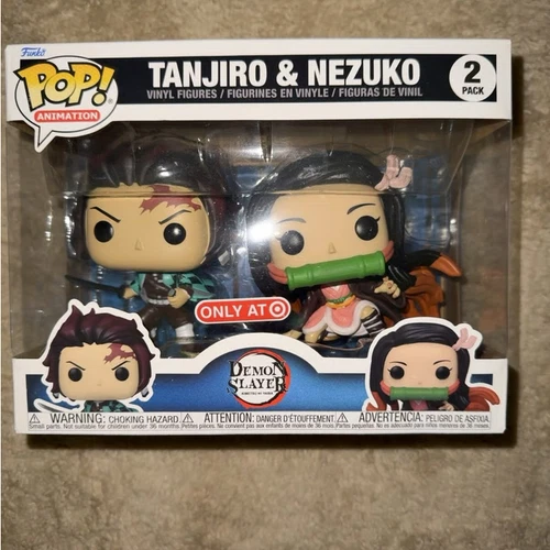 Funko Pop! Demon Slayer Tanjiro & Nezuko 2 Pack Target Exclusive