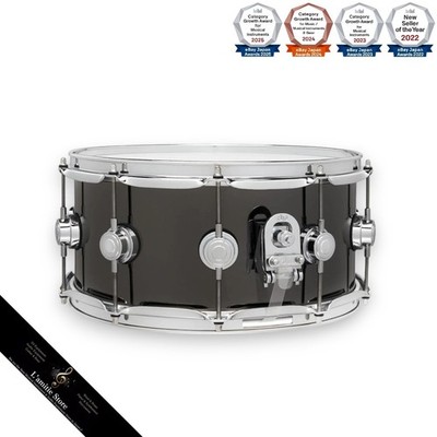 DW Collector's Series Snare Drum 14x6,5 Sammler Black Nickel Over Brass