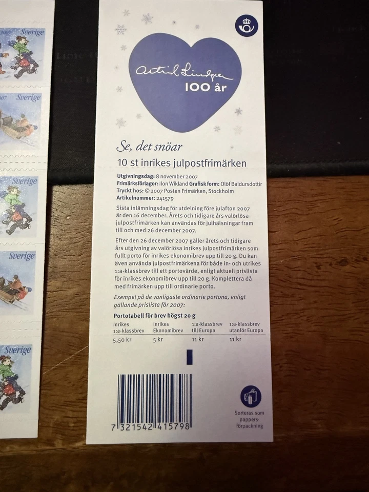 SWEDEN 2005 Christmas Booklet - Image 4 of 4