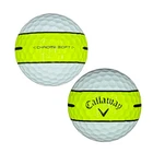 Callaway Chrome Soft 360 Stripe Yellow AAAAA Mint 24 Used Golf Balls 5A