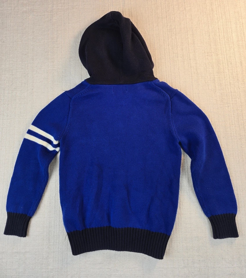 Polo Ralph Lauren Niños Tejido Sudadera con Capucha Azul Grande Polo Logo Talla 6 - Importación de Japón Foto 3 de 4