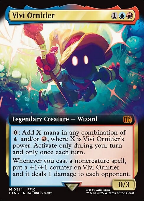 Vivi Ornitier M Extended Art Foil #514 | FIN Final Fantasy | MTG