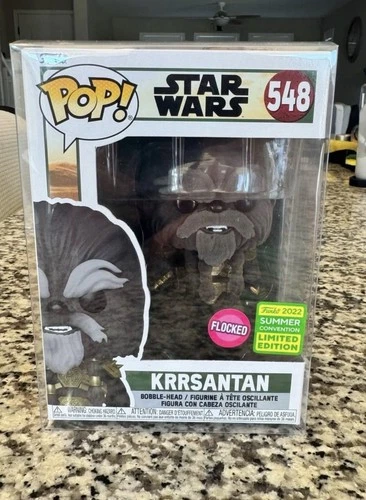 Funko Pop! Vinyl: Star Wars - Krrsantan (Flocked) 2022 Summer Con W/ Protector
