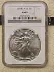 US Silver Eagle 2014 NGC MS 69   3854948 - 074