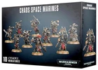 Chaos Space Marines Squad NOS     10 Tactical Legionaries    40K Marine