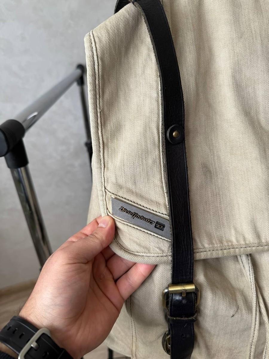 Vintage Y2K Diesel Japanese Style Leather Backpack Bag | eBay