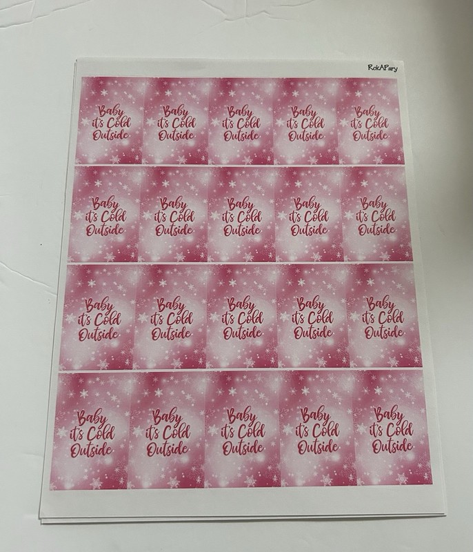 Baby, It's Cold Outside Candy Wrappers