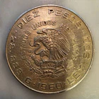 Photo of a 1960 Mexico 10 Pesos Silver from an eBay listing that sold on Jul 16, 2026