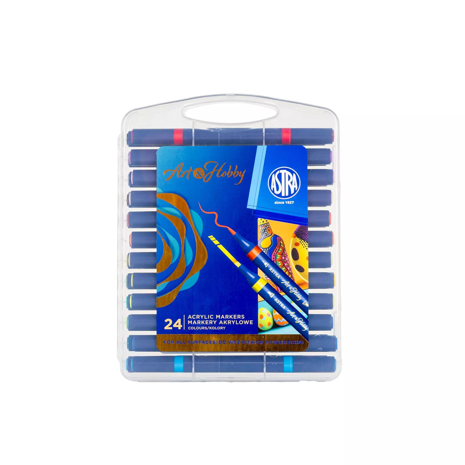 5901137216461 Markery akrylowe artystyczne dwustronne ASTRA Art-Hobby - 24 s