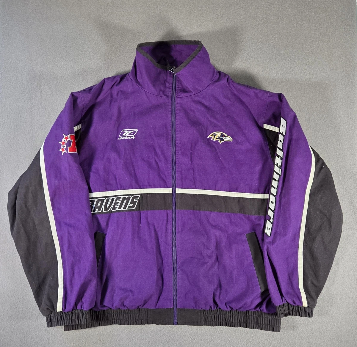 RAVENS 紫ジャケット Preços baixos em Jaquetas NFL Baltimore Ravens Temporada Regular