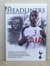 2025-26 Futera The Headliners Randal Kolo Muani Purple 50/50 Tottenham /50