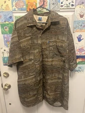 Ecko Unltd. Rare Vintage Ecko Unltd. "Rooftops" Blue Rhino Exhibit Size XXL