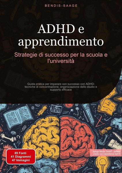 Bendis A. I. Saage - Italiano | Adhd E Apprendimento: Strategie Di Successo...-image