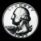 1953 Proof Washington Quarter Silver ---- Gem Proof+ Stunning Coin ---- #PP593