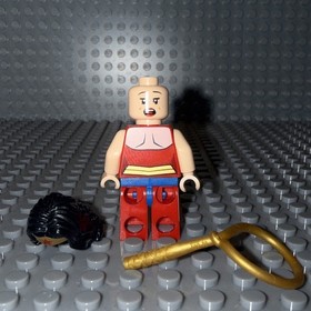 Lego Minifigure Figs DC Superman Wonder Woman Lasso Lex Luthor - Lot of 3 - 6862