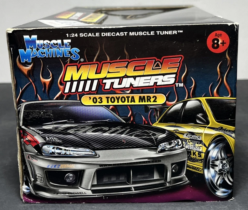 Muscle Machines Tuners 2003 Toyota MR2 '03 Diecast 1:24 Scale #73111 New In Box - Image 2 of 4