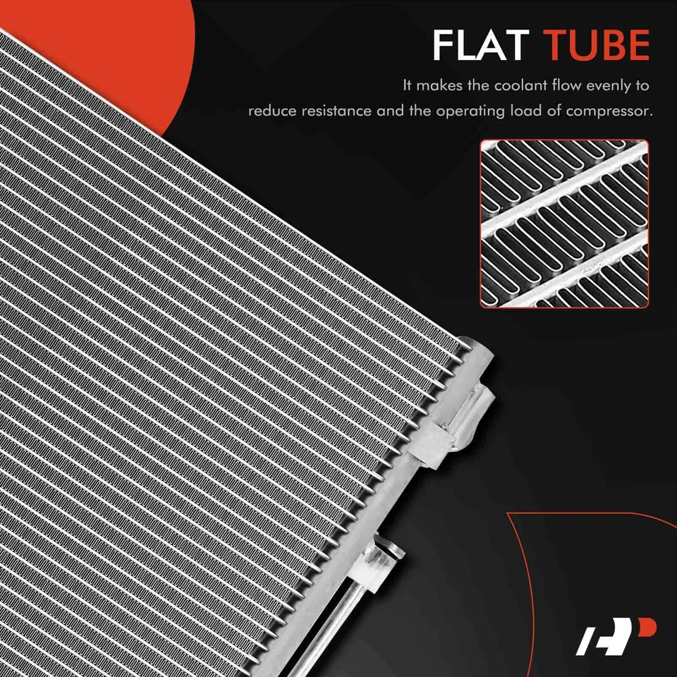 AC A/C Condenser W/ Dryer for Subaru Impreza GD GD9 GDA GDB GDE GGA GG 2002-2007 - image 3 of 4