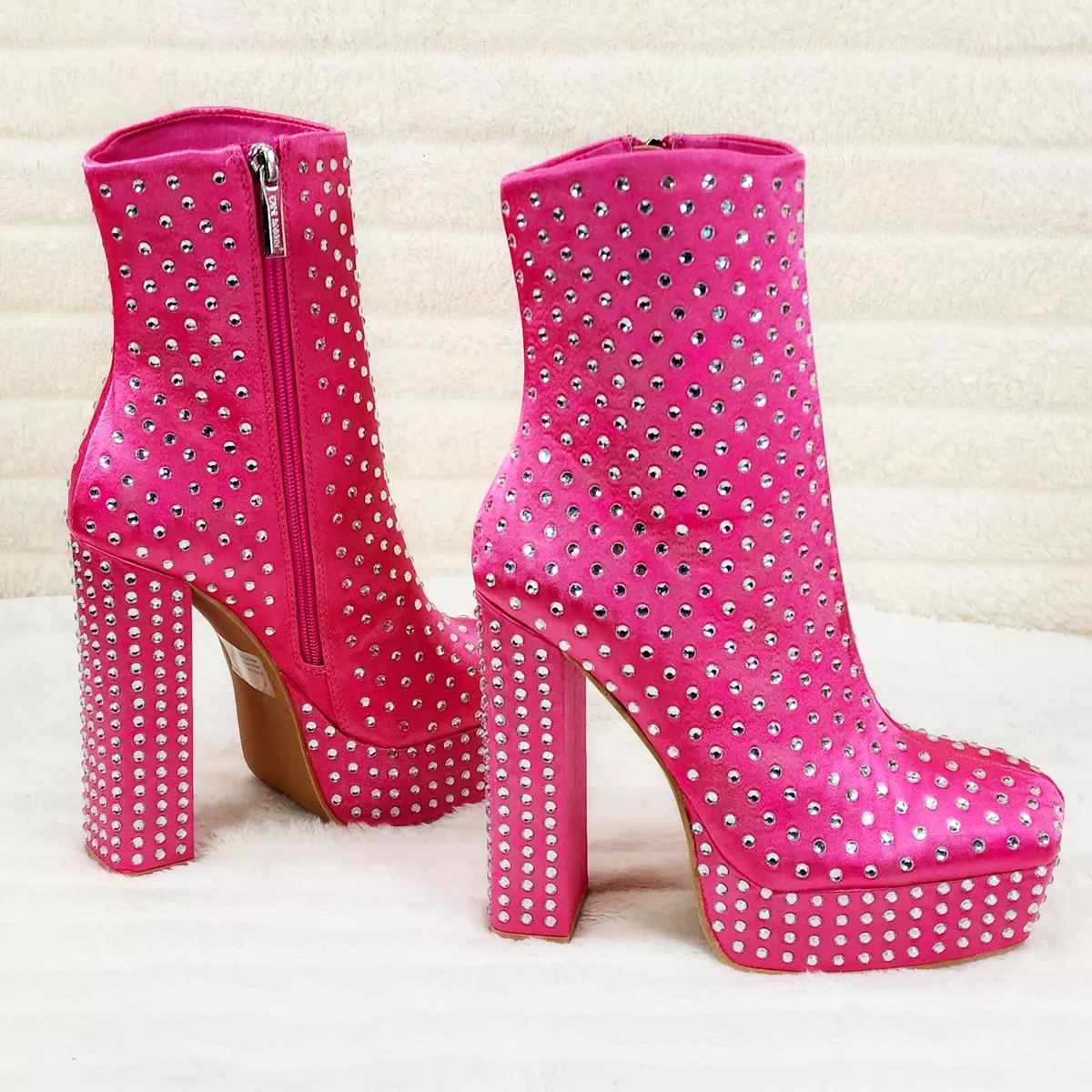 Buy London Rag Fuchsia High Heeled Lycra Ankle Boot 2024 Online | ZALORA  Philippines