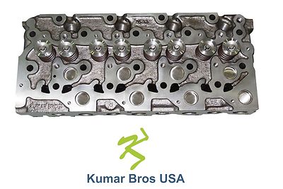 New Kumar Bros USA Complete Cylinder Head FITS Bobcat 773 ''Kubota v2203'' 