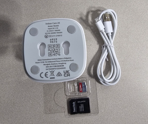 Anker Eufy T8400X Indoor Security Camera 2K Resolution [With 64GB MicroSD Card] - Picture 4 of 4