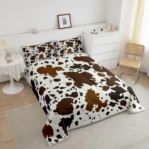 Cow Print Comforter Set - Twin with Pillowcase for Stylish Bedroom Décor - Picture 5 of 8