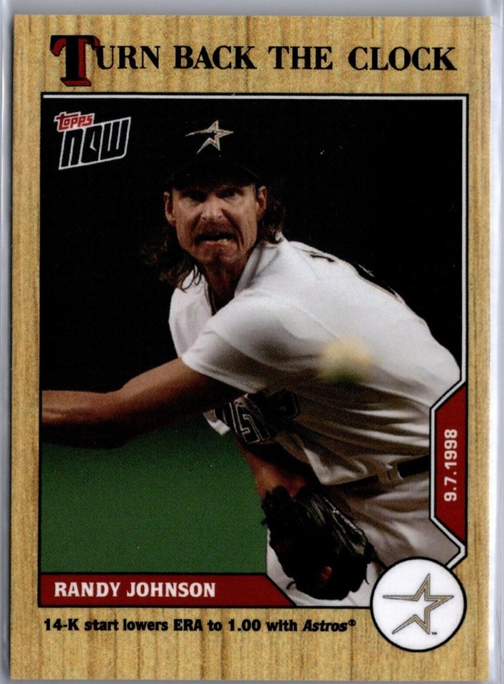 2020 Topps Now Turn Back the Clock - Randy Johnson #161 - 1 of 1