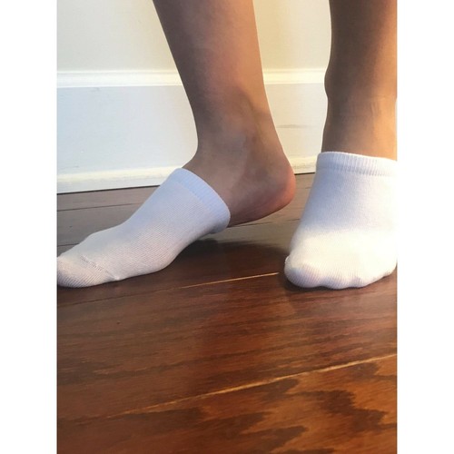 Paquete de 3 pares de calcetines suaves para mujer en tonos de piel blanco negro caqui algodón suave - Imagen 9 de 9