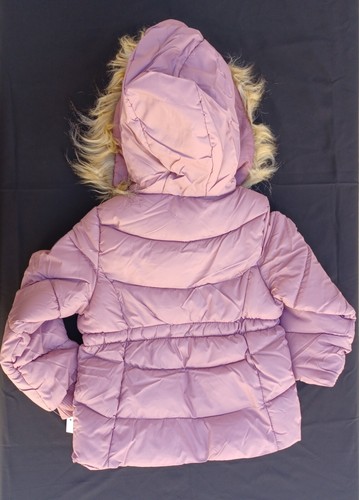 DKNY Little Girls Cold Weather Short Puffer Jacket Size 4, Color DK Dusty Rose - Picture 5 of 5