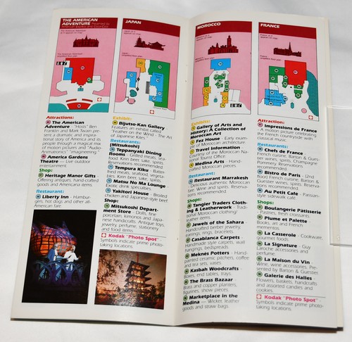 Libro guía central EPCOT 1985 nave espacial Earth Journey Into Imagination Living Seas - Imagen 17 de 24