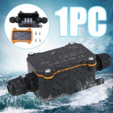 IP68 Electrical Junction Box Cable Wire Connector 2/3 Way Outdoor Waterproof Box