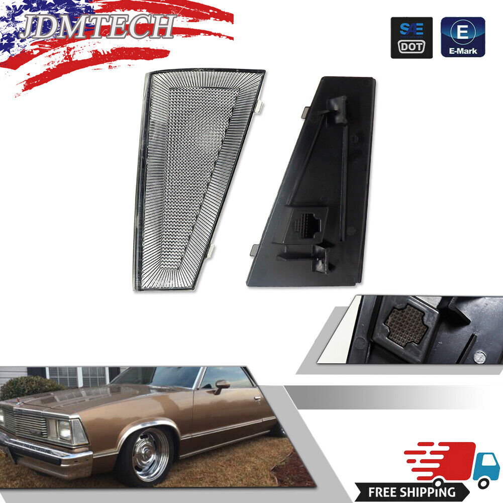 1980-1981 Chevrolet El Camino Malibu Clear Lens Front Corner 1980-1981 Chevrolet El Camino Malibu Clear Lens Front Corner