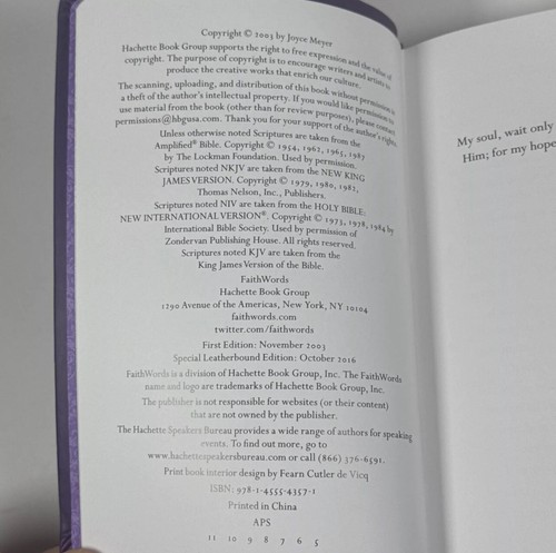 Starting Your Day Right: Devotions for Each Morning of the Year by Joyce Meyer - Picture 4 of 6
