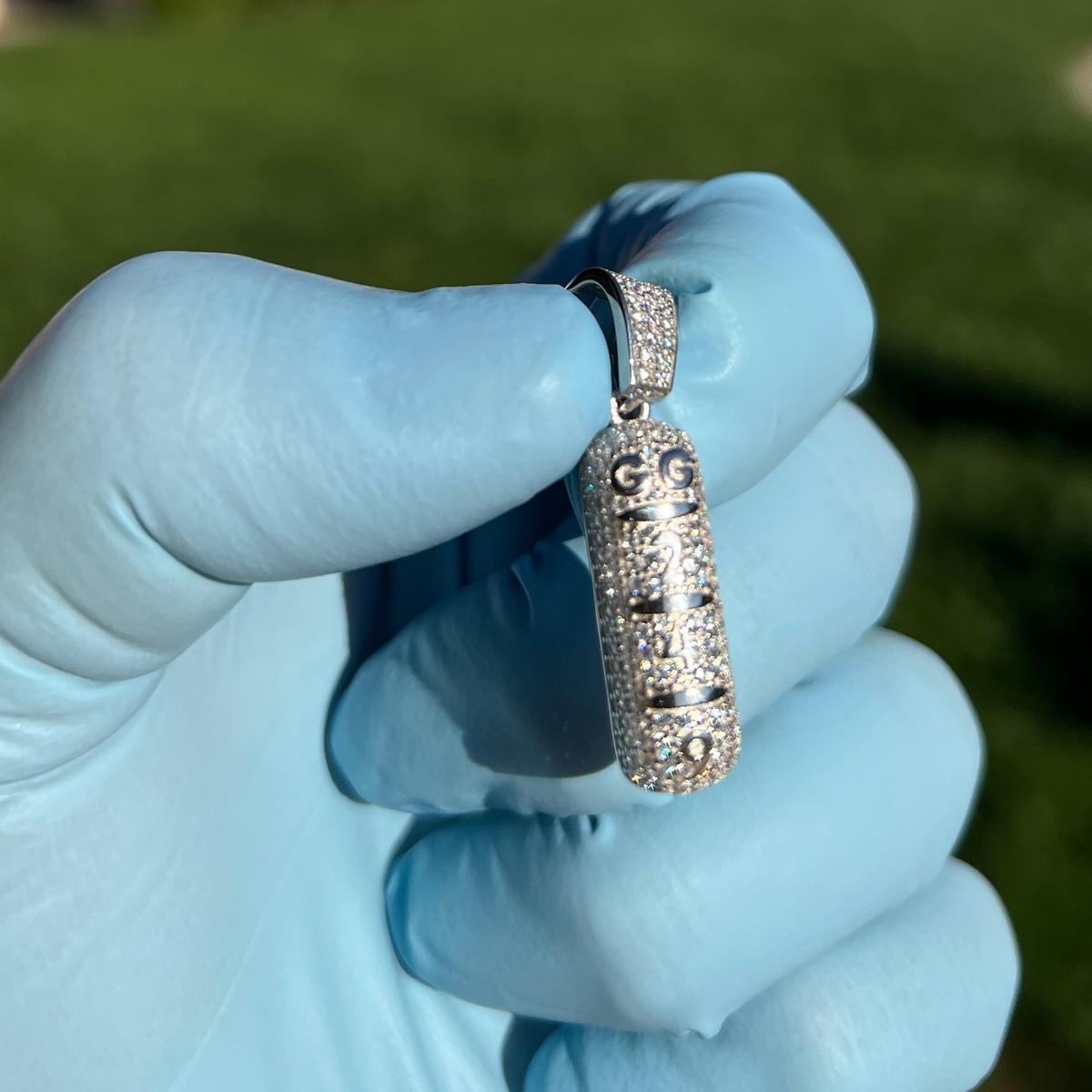 Real 925 Silver GG 249 Z Bar Pill Zannies Xannies Zanbar Real 925 Silver GG 249 Z Bar Pill Zannies Xannies Zanbar