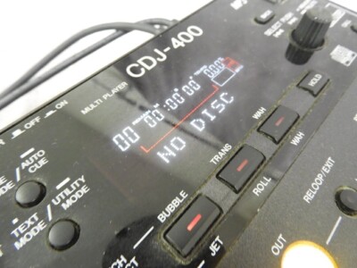 Pioneer DJ CDJ-400 Multi Player Black Good GP | eBay